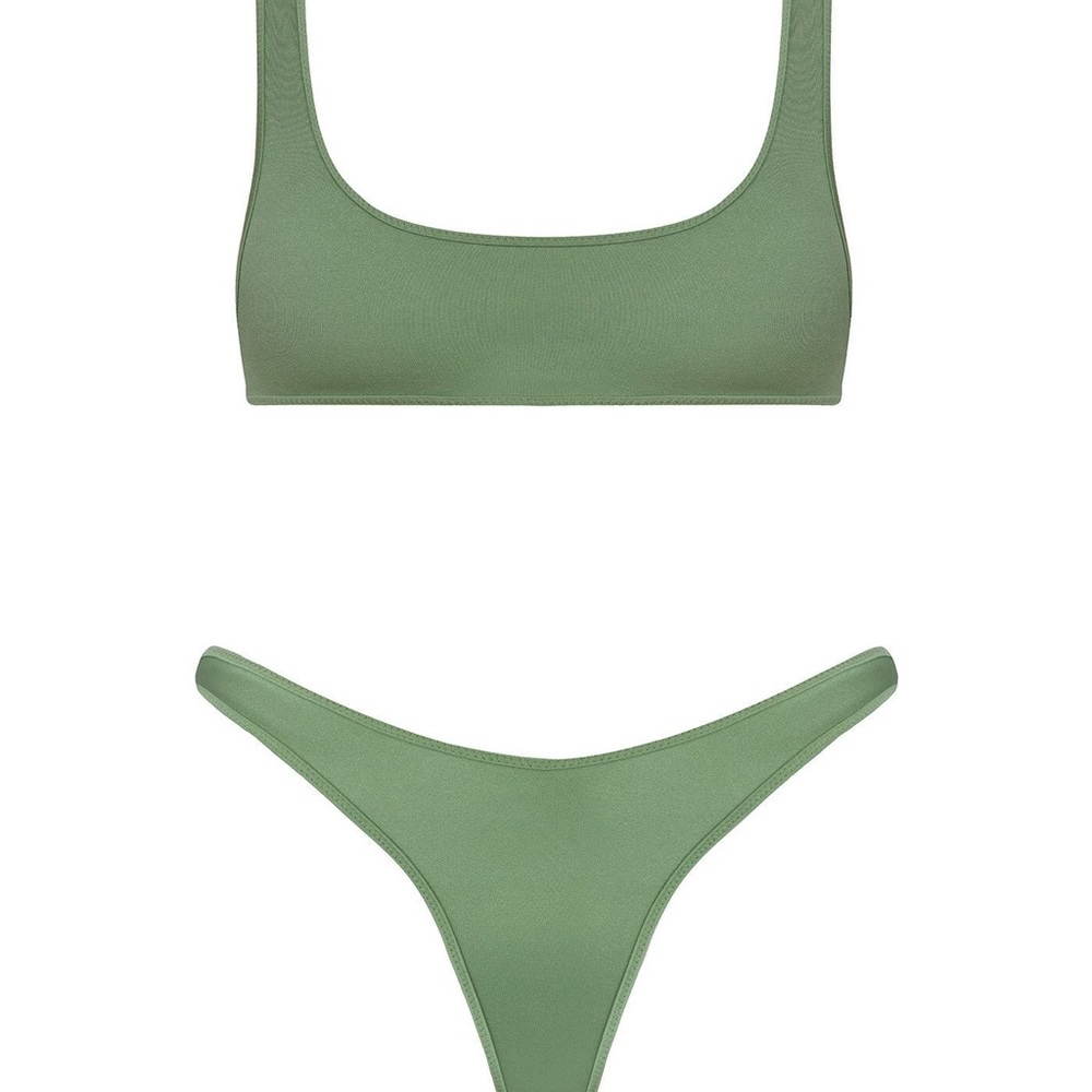 Green Triangl Bikini